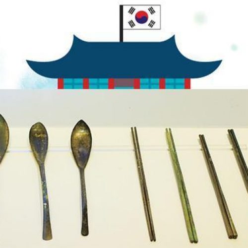 La inusual cubertería coreana