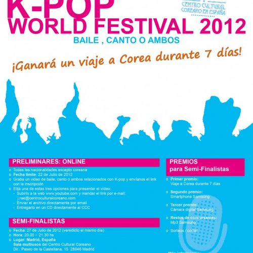 Concurso Kpop del Centro Cultural Coreano
