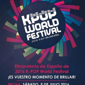 5ª EDICIÓN: 2016 K-POP WORLD FESTIVAL (ELIMINATORIA DE ESPAÑA)