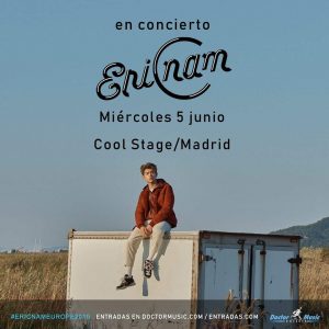 Eric Nam visitará Madrid en concierto en junio.