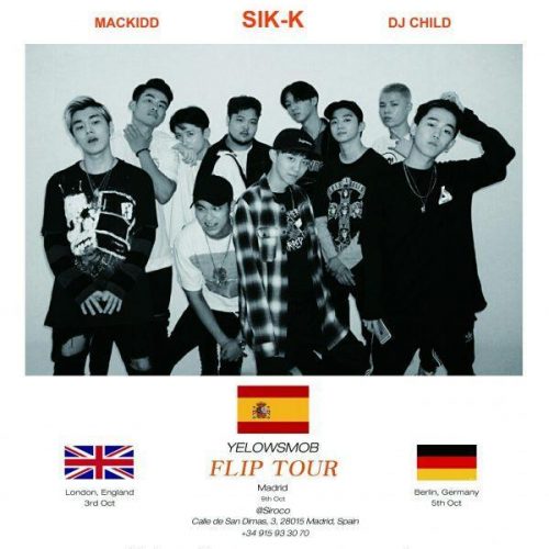Sik-K y Yelows Mob en Madrid en Octubre