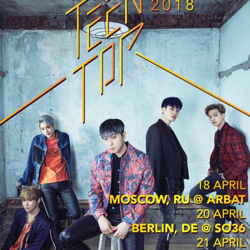 Teen Top visita de nuevo Europa en abril