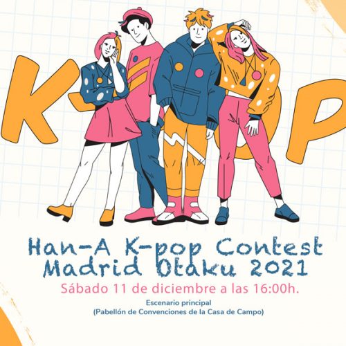 Bases concurso de covers de baile Han-A K-pop Contest Madrid Otaku 2021.