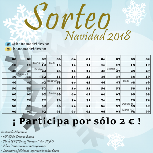 ¡Sorteo de Navidad´18!